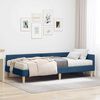 vidaXL Estructura de Cama Esquina con Colch&oacute;n 2 pcs Azul tela