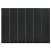vidaXL Biombos divisores de 6 paneles 2 uds negro acero 240x180 cm
