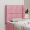 vidaXL Oreja de cabecero Rosa 80 x 23 x 6 cm Terciopelo