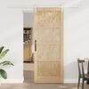 vidaXL Puerta Corredera ORKDAL Marrón 83 x 211 cm