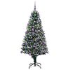 vidaXL &Aacute;rbol de Navidad artificial Verde 180 cm PVC y Acero y Pl&aacute;stico