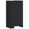 vidaXL Zapatero madera de ingenier&iacute;a negro 52x37,5x100 cm