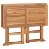 vidaXL Set de comedor de jard&iacute;n plegable 5 pzas madera maciza de teca