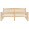vidaXL Estructura de cama sin colch&oacute;n madera maciza de pino 140x200 cm
