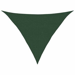 vidaXL Toldo de vela verde oscuro HDPE 160 g/m&sup2; 2,5x2,5x3,5 m