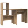 vidaXL Escritorio Roble artisan Madera de ingenier&iacute;a