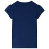 Camiseta infantil azul marino 140