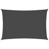 vidaXL Toldo de vela rectangular tela Oxford gris antracita 2x4 m