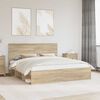 vidaXL Estructura de cama Sonoma 180 x 200 cm Madera de pino macizo