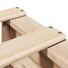 vidaXL Estructura de cama sin colch&oacute;n madera maciza de pino 140x190 cm