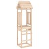 vidaXL Torre de juegos madera maciza de pino 52,5x46,5x206,5 cm