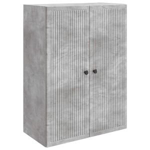 vidaXL Armario de pared Gris Hormig&oacute;n 66 x 34,5 x 90 cm