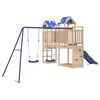 vidaXL Parque infantil de exterior de madera maciza de pino
