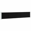 vidaXL Toldo lateral retr&aacute;ctil de jard&iacute;n negro 117x614 cm