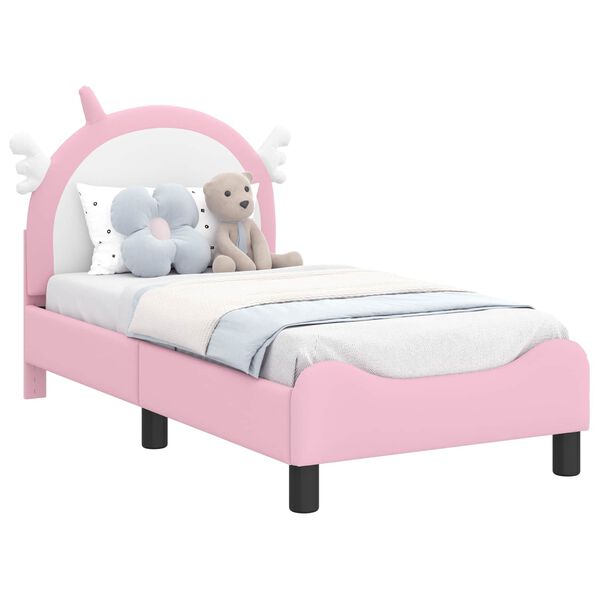 vidaXL Estructura de cama para niños pequeños con cabecera 70 x 140 cm