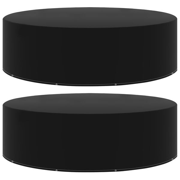 vidaXL Fundas de muebles de jardín 2 uds 10 ojales 325x90 cm