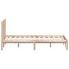 vidaXL Estructura de cama madera maciza de pino 140x200 cm