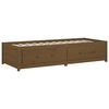 vidaXL Sof&aacute; cama madera maciza de pino marr&oacute;n miel 90x200 cm