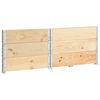 vidaXL Collar de caja de palés 3 uds madera maciza de pino 100x100 cm