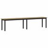 vidaXL Banco Roble artisan 200 x 35 x 45 cm Madera de ingenier&iacute;a