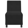 vidaXL | Unidad de Sof&aacute; Modular sin Brazos | Negro 55 x 74 x 82 cm