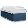 vidaXL Estructura de cama sin colch&oacute;n tela azul 90x200 cm