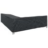 vidaXL Funda para muebles Negro 355 x 275 x 80 cm Tela Oxford 600D
