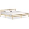 vidaXL Estructura de cama sin colch&oacute;n madera maciza de mango 200 cm