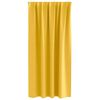 vidaXL Cortinas Opacas con Anillas 2 pcs Amarillo Mostaza 175 x 140 cm