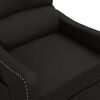 vidaXL Sillón de masaje eléctrico tela negro