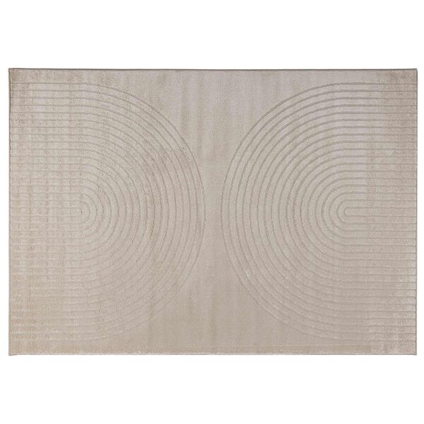 vidaXL Alfombras de &aacute;rea HUARTE Beige 280 x 200 cm Poli&eacute;ster