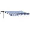 vidaXL Armaz&oacute;n de toldo manual con LEDs 3,5 x 2,5 m