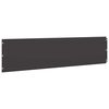 vidaXL Bordes para c&eacute;sped 20 uds acero laminado fr&iacute;o negro 25x103 cm