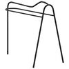 vidaXL Soporte de montura 3 patas de pie independiente hierro negro