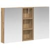 vidaXL Juego de Muebles de Ba&ntilde;o 3 uds. 80 x 10,5 x 50 cm