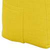 vidaXL Coj&iacute;n de Espalda Amarillo Claro 180 x 24 x 50 cm tela