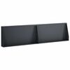 vidaXL Muro de Contenci&oacute;n 2 uds. 80 x 12 x 30 cm Acero Gris antracita