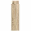 vidaXL Zapateros de pared 2 uds contrachapada roble Sonoma 80x18x60 cm