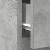 vidaXL Aparador con caj&oacute;n gris hormig&oacute;n 71x35x65 cm madera ingenier&iacute;a