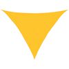 vidaXL Toldo de vela HDPE amarillo 160 g/m&sup2; 3,5x3,5x4,9 m