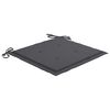vidaXL Sillas Batavia 2 uds con cojines teca maciza gris antracita