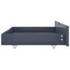 vidaXL Estructura de cama con 4 cajones madera de pino gris 180x200 cm