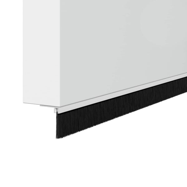 vidaXL Sellos de cepillo de puerta atornillables 2 pcs 100 cm