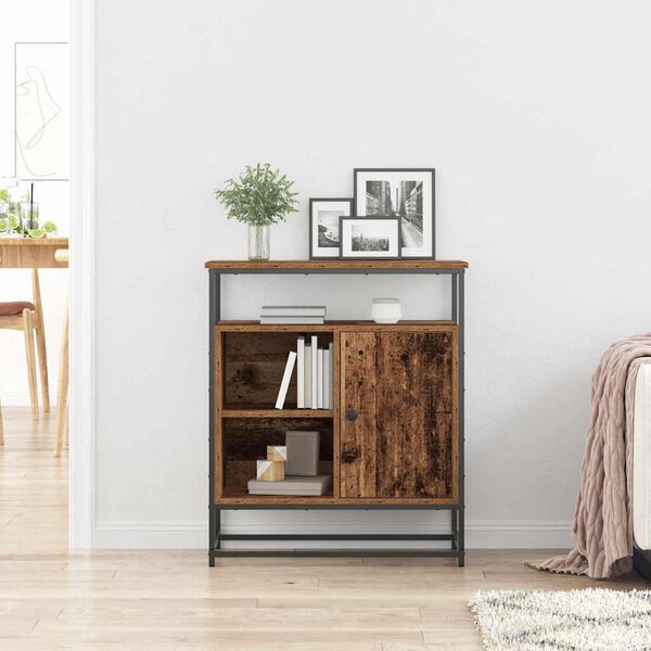 vidaXL Aparador Madera vieja 69 x 35 x 80 cm Madera de ingenier&iacute;a