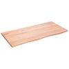 vidaXL Tablero de mesa madera roble tratada marrón claro 100x50x2 cm