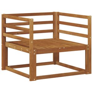 vidaXL Sof&aacute; intermedio de exterior Madera de Acacia S&oacute;lida Natural