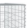 vidaXL Cesta gaviones con cubierta hierro galvanizado 100x100x200 cm