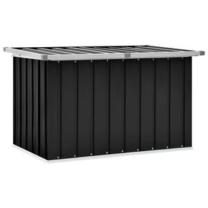 vidaXL Caja de almacenaje para jard&iacute;n gris antracita 109x67x65 cm
