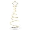 VidaXL LED para &aacute;rbol de Navidad 80 LED blanco c&aacute;lido 120 cm