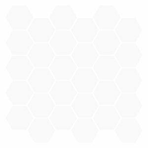 vidaXL Azulejo hexagonal 10 uds. Blanco 30 x 30 cm Poliuretano y PET